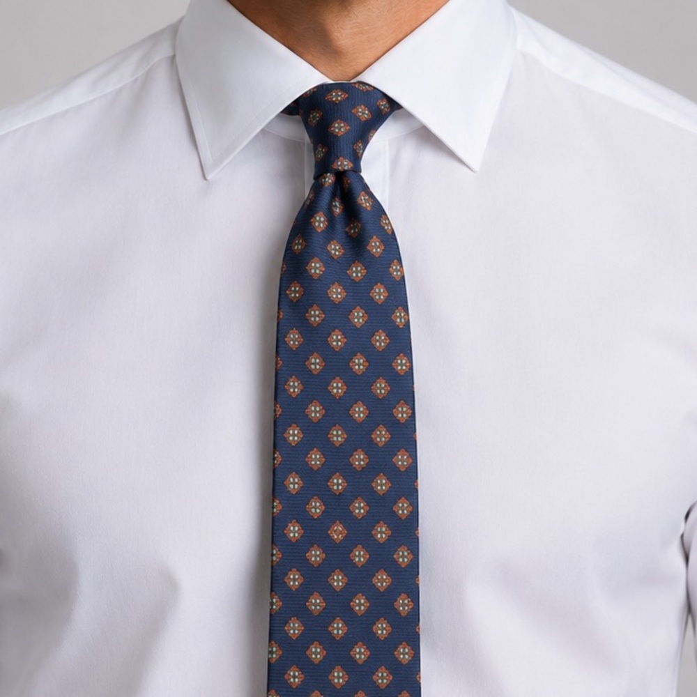 Kiton 100% Silk Premium Luxury Tie Handcrafted in Italy